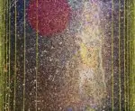 Une femme pense entre les étoiles